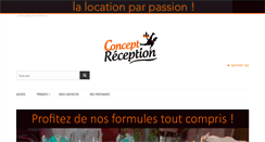 Desktop Screenshot of concept-reception.fr